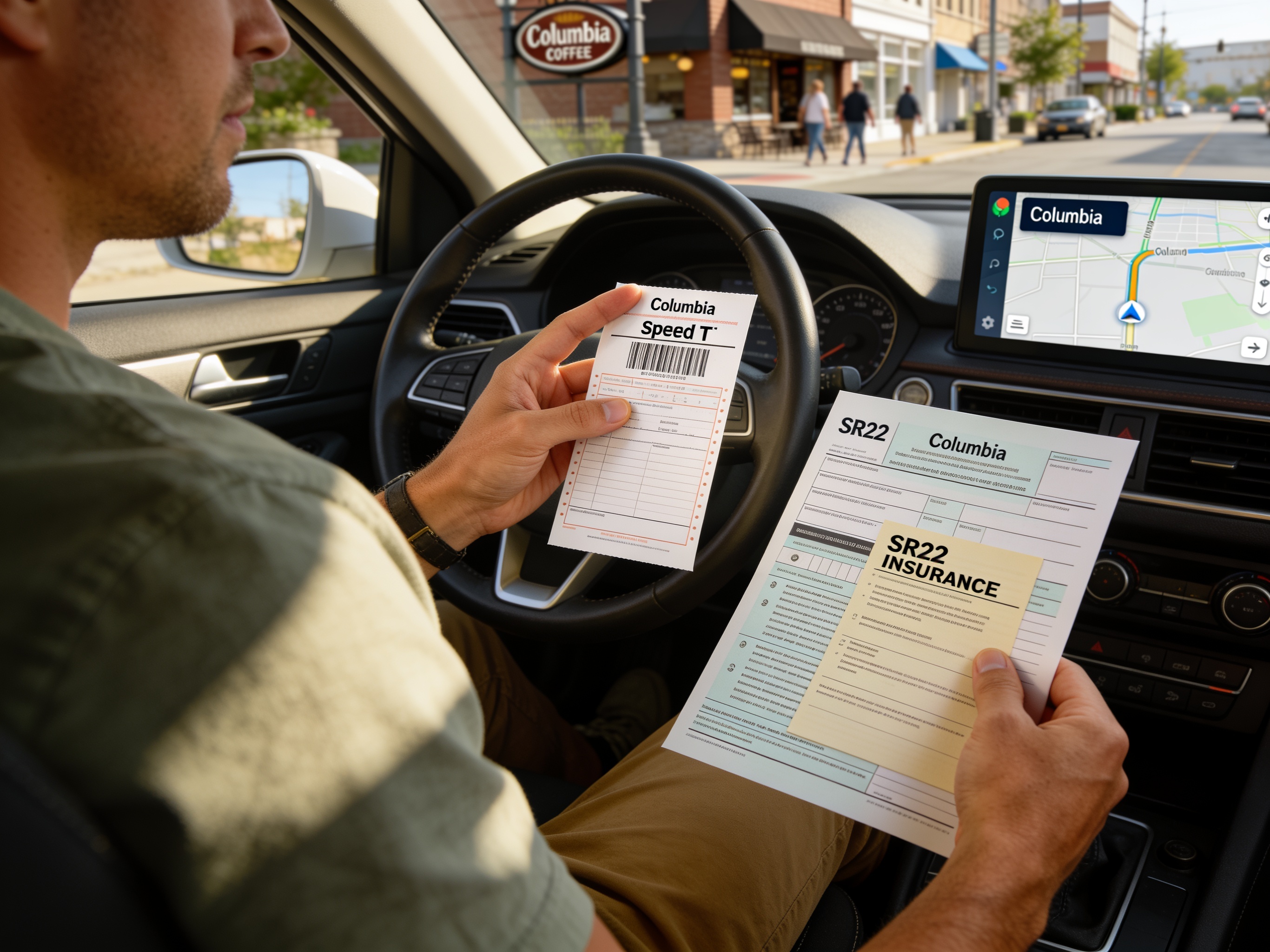 What Columbia Drivers Pay for SR22 Insurance After Speeding Tickets